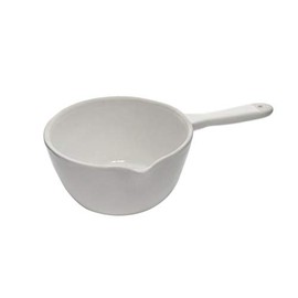 Caserole Crucible, 200ml - with Pouring Spout & Porcelain Handle - Eisco Labs