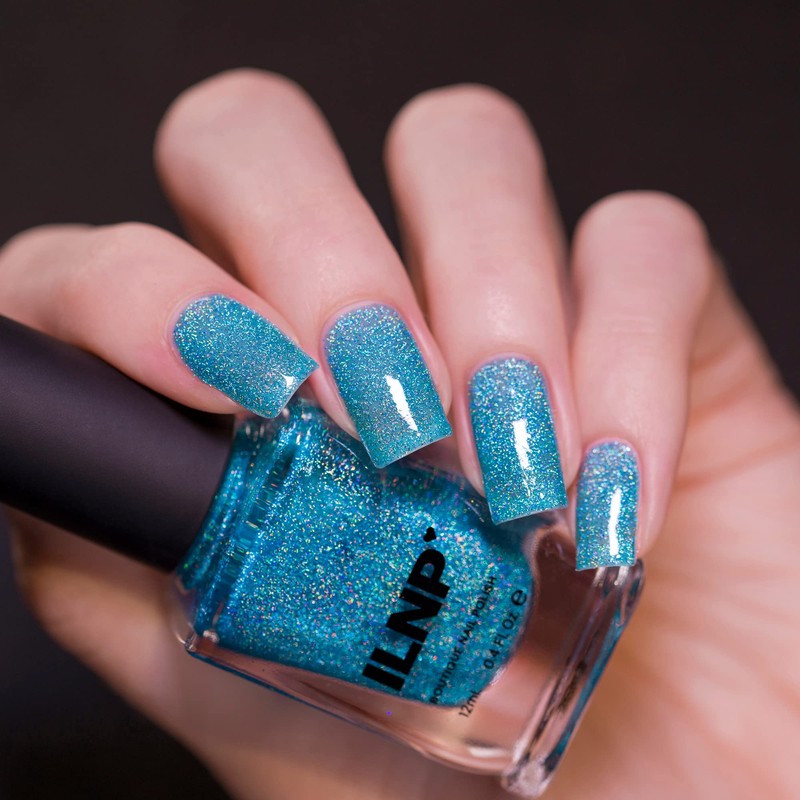 ILNP Seaside - Ocean Blue Holographic Jelly Nail Polish