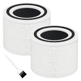 Core P350 Pet Care Replacement Filter for LEVOIT Core P350 Air Purifier, Funmit 3-in-1 New Fine Non-Woven Fabric Pre, H13 True HEPA, Activated Carbon Filter with ARC Formula, Core P350-RF, 2 Pack