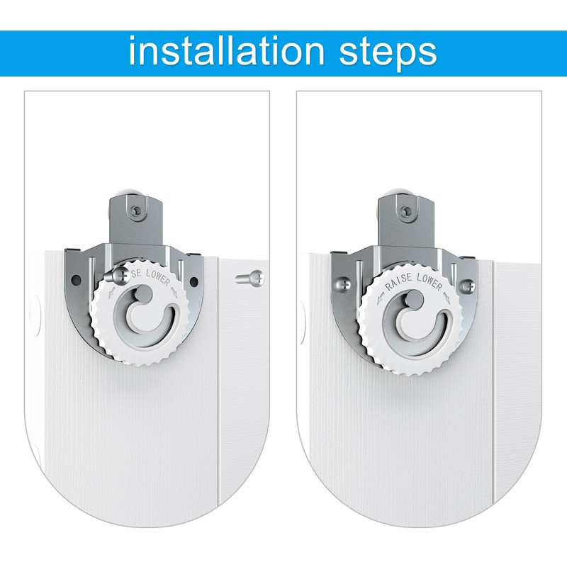 SongYung 8 PCS Closet Door Roller Kit, Sliding Wardrobe Closet