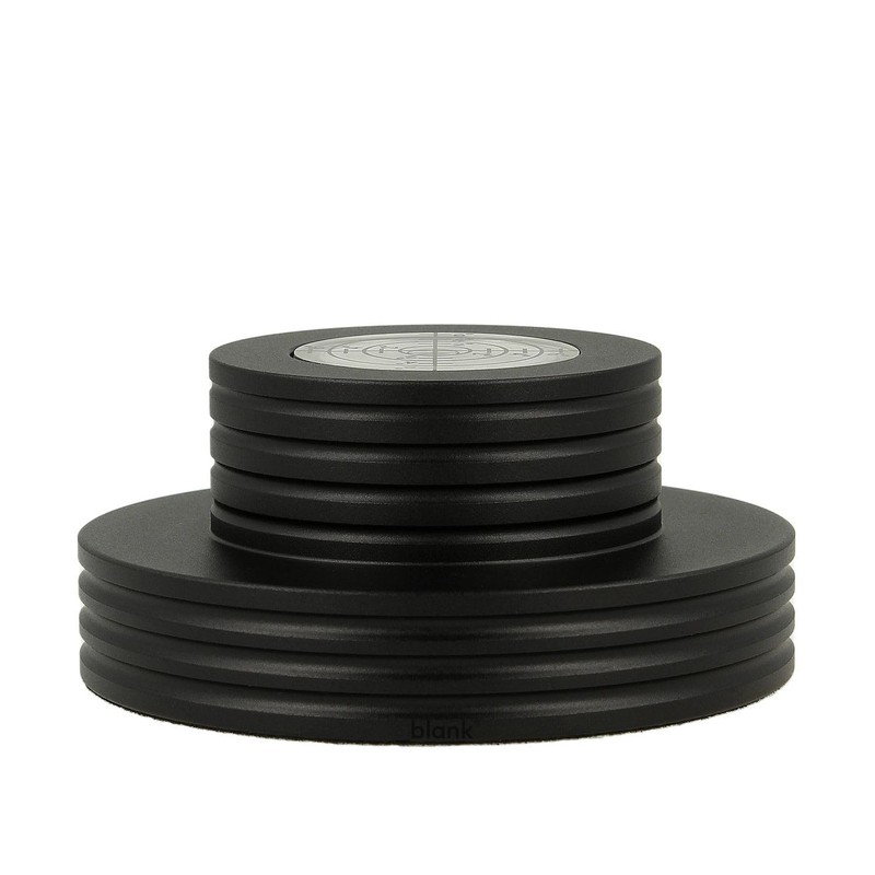 _blank #022bk Stabiliser for Record Players, Integrated Dragonfly, Plate Weight,