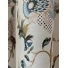 Eyelet Curtain French Country House with Bird Motif, Extra Length