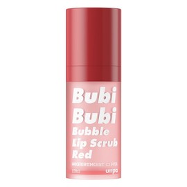 Unpa Bubi Bubi Bubble Lip Scrub Red Beach Strawberry PHA Contains, Red Strawberry, 10ml, 1 Piece / 언파 부비부비 버블 립 스크럽 레드 비치스트로베리 PHA 함유, 레드스트로베리, 10ml, 1개