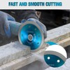 Uouteo 20 Pcs Diamond Saw Blade, 4.5 Inch Super Thin