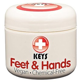 Keys Feet & Hands - Sin químicos, sin gluten, veganos alternativos naturales: tratamiento súper hidratante, calmante y relajante para piel agrietada, 