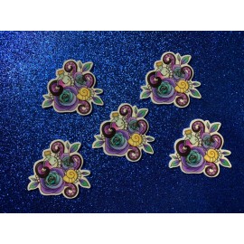 5pc. Octopus Resin Planer Flatback, Cabochon, Bow Center, Whale, Flat Back