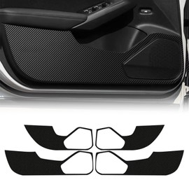 FormiPow Car Door Kick Guards for Honda Civic 2022-2025, Leather Door Protectors from Scratches, Dirt & Footprints, Anti-Slip & Kick Pad for Honda Civic Accessories (4-Piece)