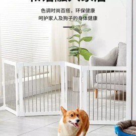 Alsu-eobseum 고양이 칸막이 원목 현관 안전 방묘 베란다 반려견 안 접이식 문 강아지 펜 [A. 유니버설 도어 배달 지원 발] [Q. 화이트 6피스높이 69] Cat Partition Wooden Entrance Safety Barrier Veranda Dog Non-Folding Door Puppy Pen [A. Universal Door Delivery Support Foot] [Q. White 6 Pieces Height 69]