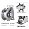 KCNOFNC Pulley Steel Cable, Pulley for Ropes, Pulley with 2
