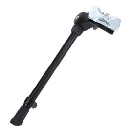 Adjustable Bike Kickstand, Aluminum Alloy Center Mount Bicycle Kickstands for 24‑27 Inch Road Mountain Bikes(Black)