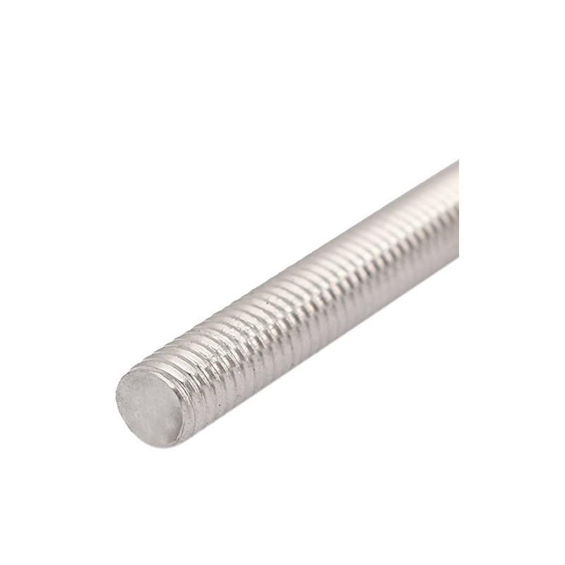 Sourcingmap M6 x 45mm Male Threaded 304 Stainless Steel Rod