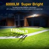 Onforu 60W Plug in Flood Light,6000 LM Dusk to Dawn
