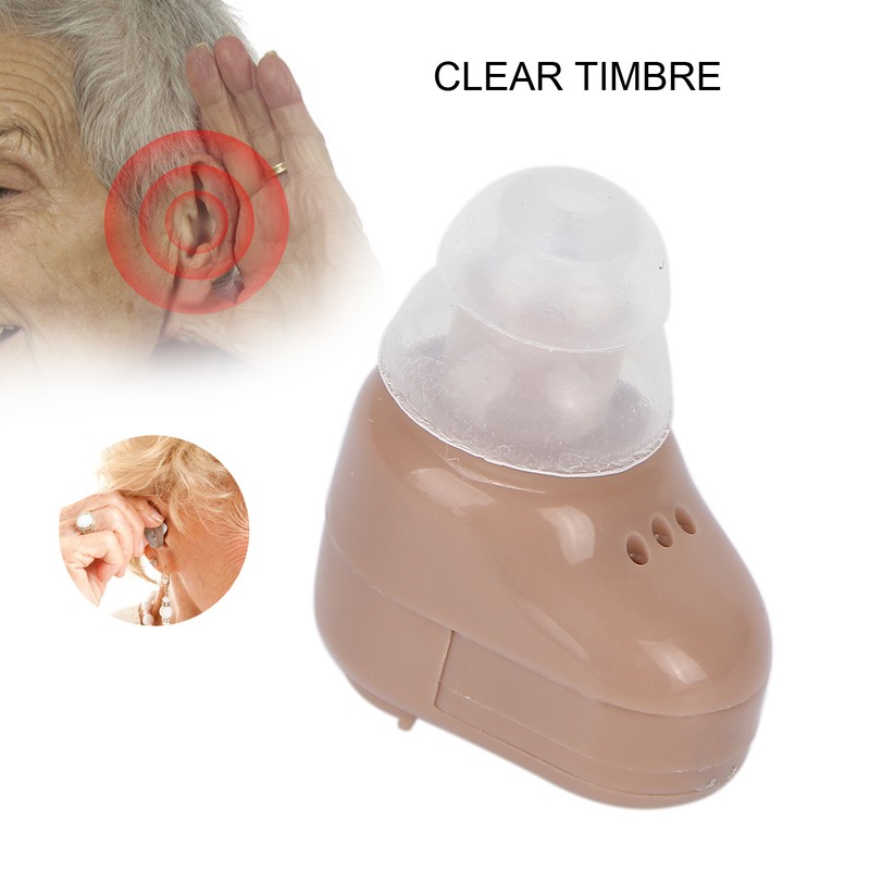 Mini Sound Amplifier Noise Reduction Soft Silicone Wireless Elderly Ear