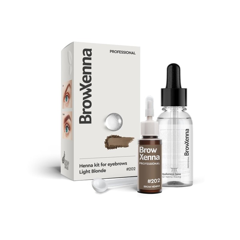 Henna + Hyaluronic Base Kit for Eyebrows; Y Acido Hialuronico