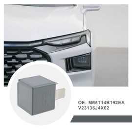 OTOTEC 2PCS Car Relay 5M5T-14B192-EA V23136-J4-X62 Compatible with Mondeo Fiesta Focus Ka Transit Kuga Ranger Explorer C-Max Galaxy S-Max B-Max 4 Pin DC12V 70A Plug In Mount