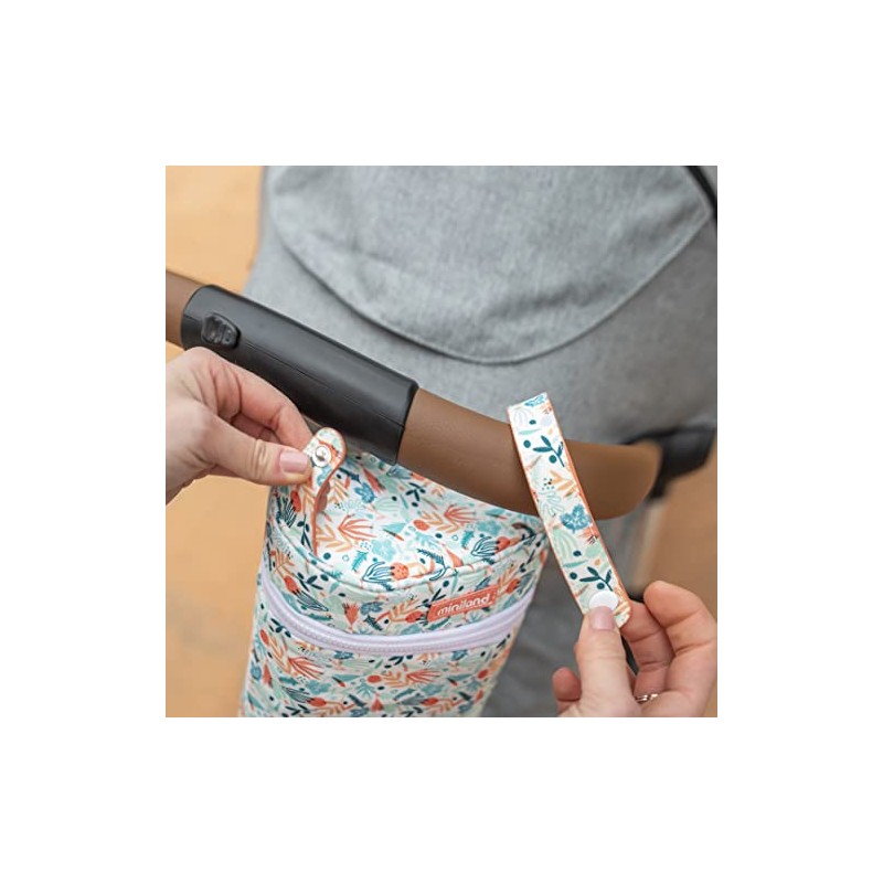 Miniland Thermal Bag Mediterranean 700 ml, Colourful, 89478