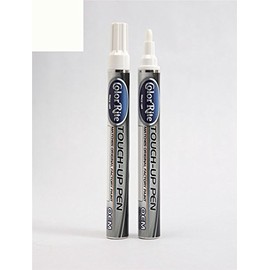 ColorRite Pen Automotive Touch-up Paint for Toyota Tundra - Super White 2 040 - Color+Clearcoat Package