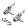 AUCELI 2PCS 1/4 inch Lock on All Metal Air Chuck,