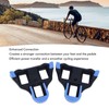 Bicycle Cleats Enhance Stability Grip Foot Pedal Self Locking Tabs