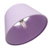 Traditional 8 Inch Soft Lilac Linen Fabric Drum Table/Pendant Lamp