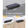 VOLISUN Solar Deck Lights 20 Pack, Warm White Glow LED