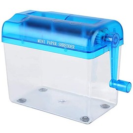 Portable Mini Shredder, Hand Cut Paper Shredder Mini Manual Shredder, A6 Paper Documents Handmade Cutting Machine Tool for Office Home School