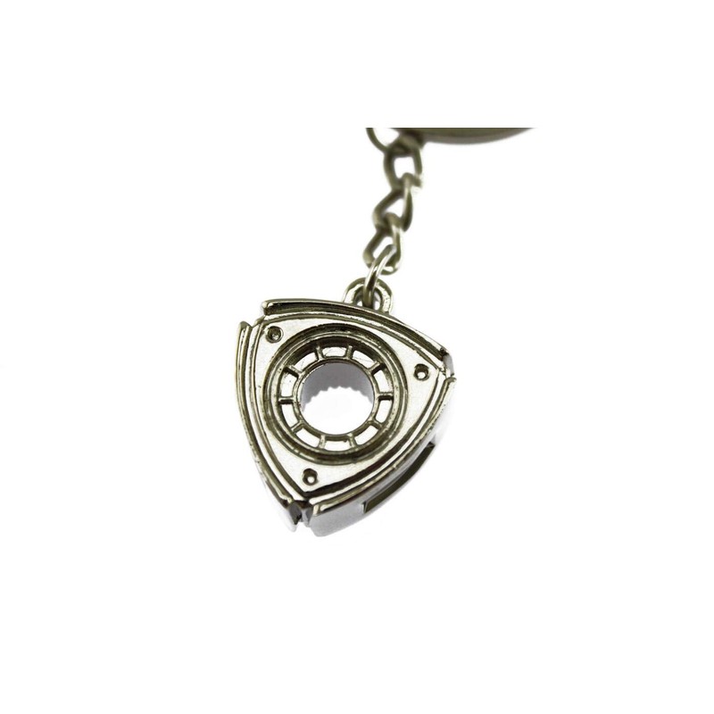 Olive-G 2 Colors Rotary Engine Keychain Keychain Set Silver