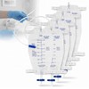 5 Urine Leg Bags 750 ml with 45 cm Hose