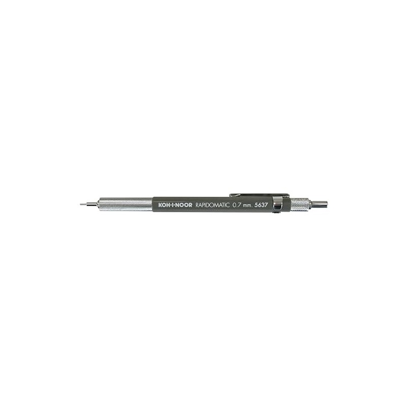 Koh-I-Noor Rapidomatic - Lápiz mecánico de 0.7 mm, gris, 1