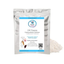 CMC Powder (1 lb) - Carboxymethylcellulose - High Viscosity Premium thickener, stabilizer and water retention agent LA TIENDITA ESSENTIALS