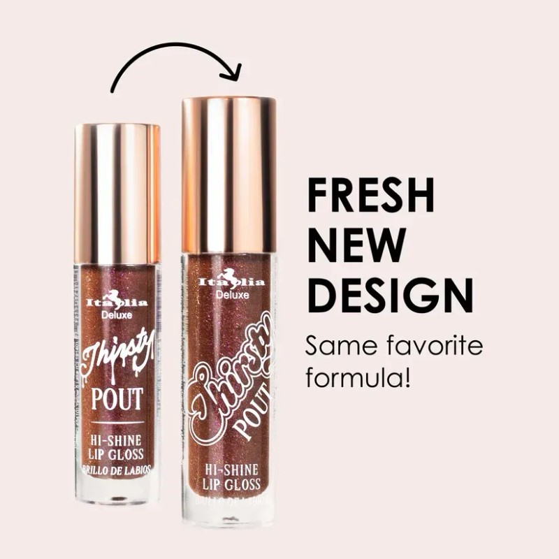 Set Gloss Labiales Thirsty Pout Spicy Italia Deluxe 4 Pzas