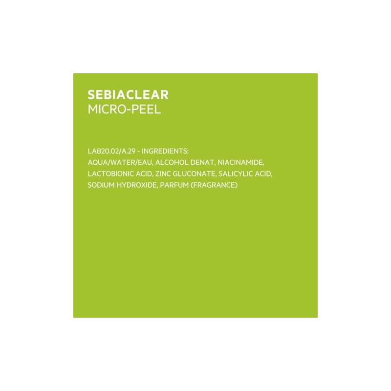 SVR Sebiaclear Micropeel Loción Micropeeling para Piel con Tendencia al