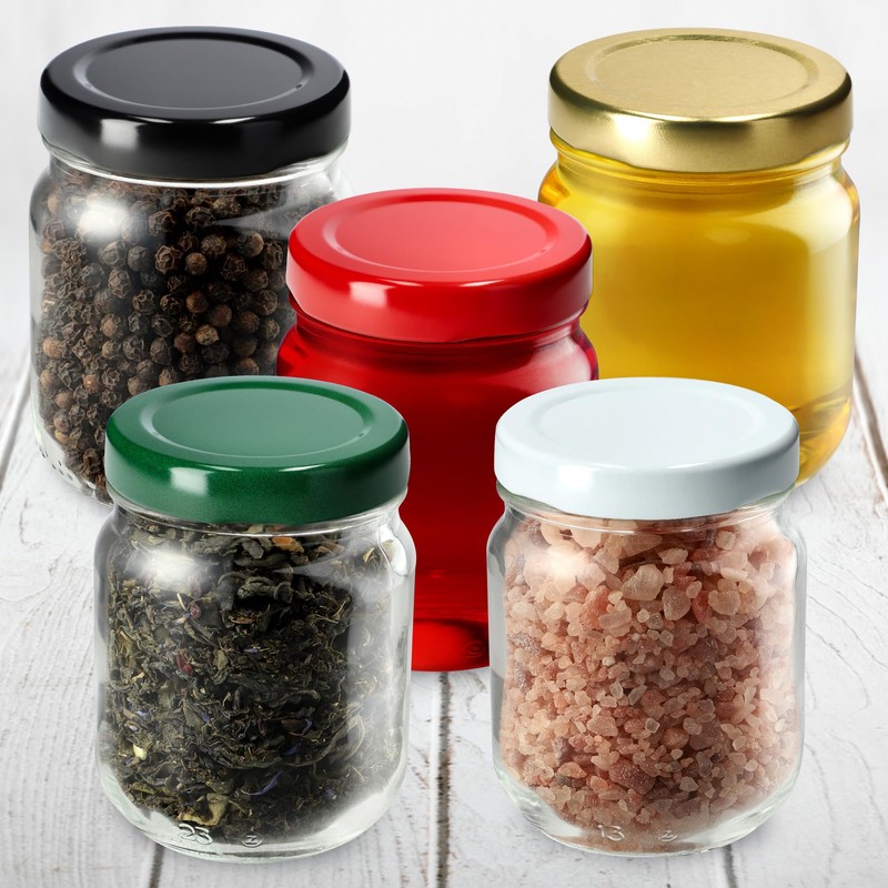 KADAX Screw Cap fi58mm Twist Off Lids Set Metal Replacement