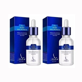 2 Serum Ácido Hialurónico Suero Facial Hydra B5 Anti Arrugas Hidratante Rejuvenecedor Anti Manchas Skin Care Liquido Suavizante, Pack de 2 unidades de 15 Ml c/u (30ml)