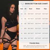 Bellecarrie - Pantalones de bikini de cintura alta para mujer,
