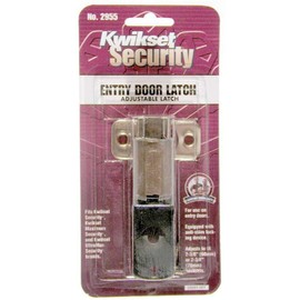 Kwikset Bright Brass Gold Steel Door Latch 1 pk