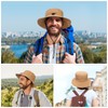 JUPSK Men's Bucket Hats, Summer Outdoor Sun Hat Quick-Dry Foldable