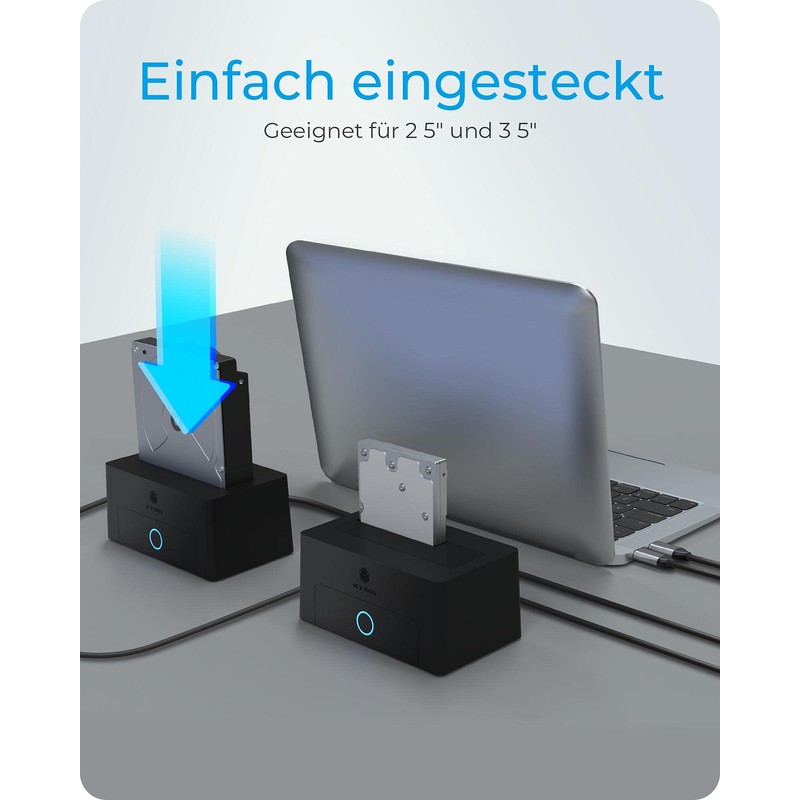 ICY BOX IB-1122-U3 HDD / Hard Drive Docking Station USB