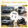 10Pcs Car Brake Hose Clips Brake Line Retainer Clips (Silver)