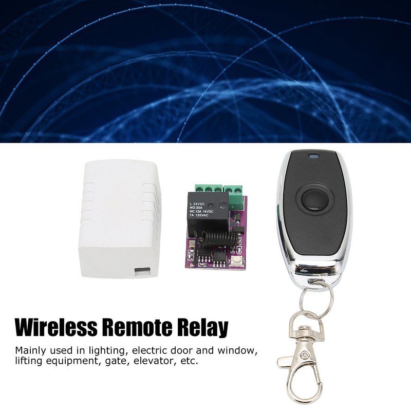 Wireless Remote Control Switch Relay 20A Wireless Relay with Remote
