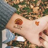 300+ Thanksgiving Day Glitter Tattoos Stickers Party Favors - Turkey