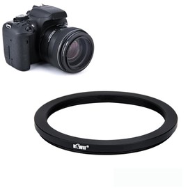 Kiwifotos 58mm-52mm Step-Down Adapter Ring for Lenses (Allows 58mm Lens to Mount 52mm Filter, Hood, Lens Converter and Other Accessories)