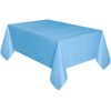 Plastic Tablecover 54"X108"-Powder Blue