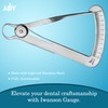 MJW Iwanson Dental Gauge - Stainless Steel 10mm Crown Measuring