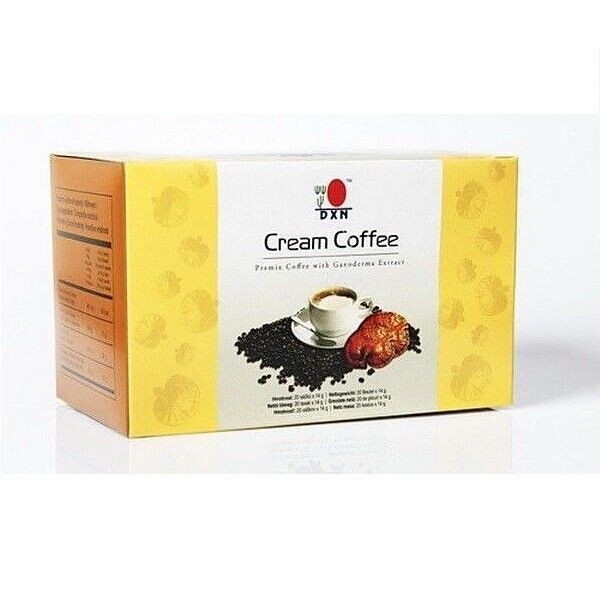 1 Box DXN Cream Coffee Ganoderma Extract 20 Sachets ( EXPRESS SHIPPING )