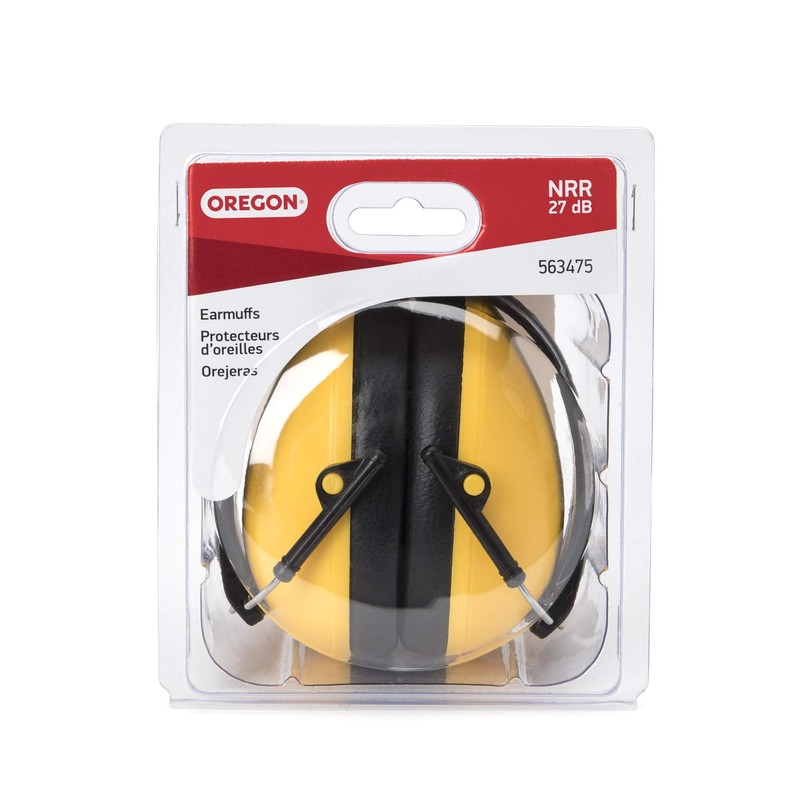 Oregon 563475 Chainsaw Earmuffs for Hearing Protection, Yellow