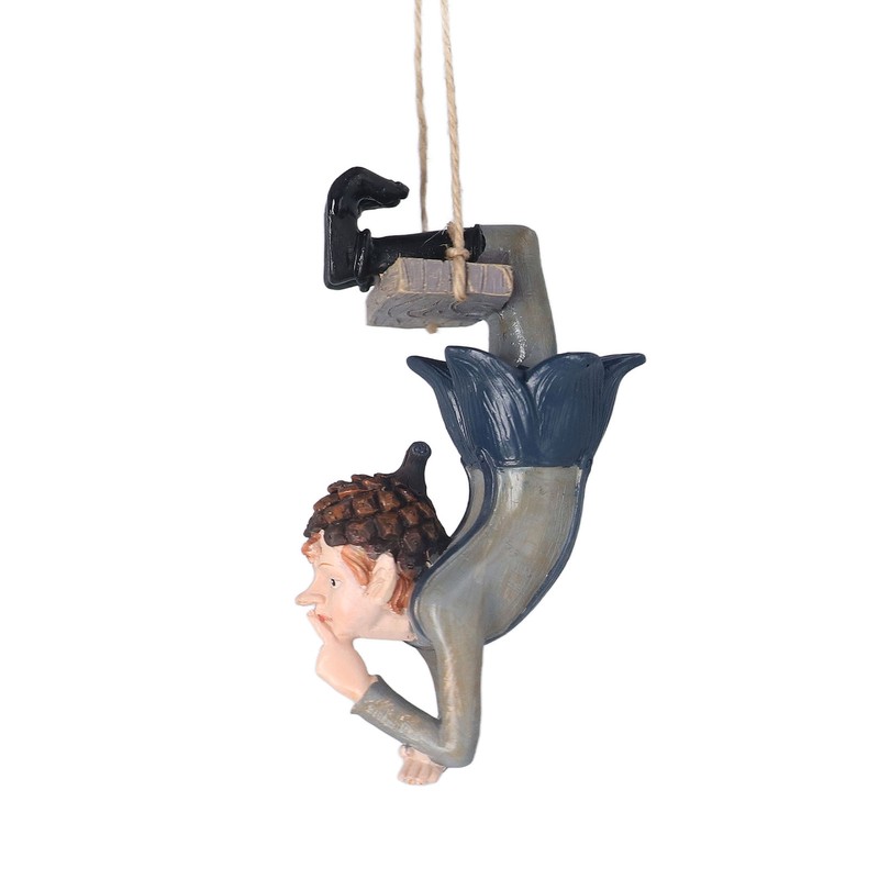 Swing Forest Elf Figurine Resin Exquisite Elf Hanging Statue Tree