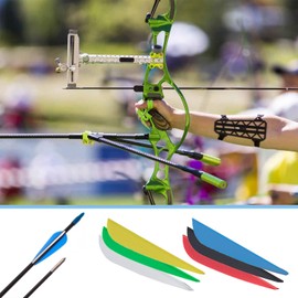 30 Pcs Arrow Fletching, Hunting Arrows Feather, Arrow Fletching Wing, Archery Arrow Feathers, Archery Feathers, Archery Arrow Fletchings, Arrow Fletching Feather Accessory, For Archery Target Bows