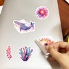 100pcs Ocean Animal Waterproof Stickers, Sea Animal Decals, for Scrapbooking