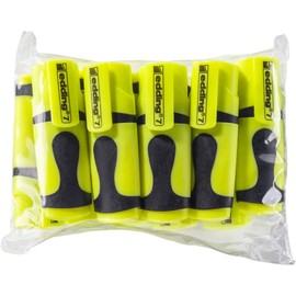 edding 7 Mini Highlighter Pens - Neon Yellow - 10 Highlighter Pens - Chisel Tip 1-3 mm - Highlighter Small in Trendy Colours - for Bullet Journal, School, University or Office